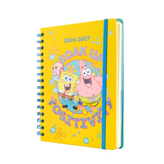 Agenda Escolar 2026/2027 Bob Esponja A5 Semana Vista