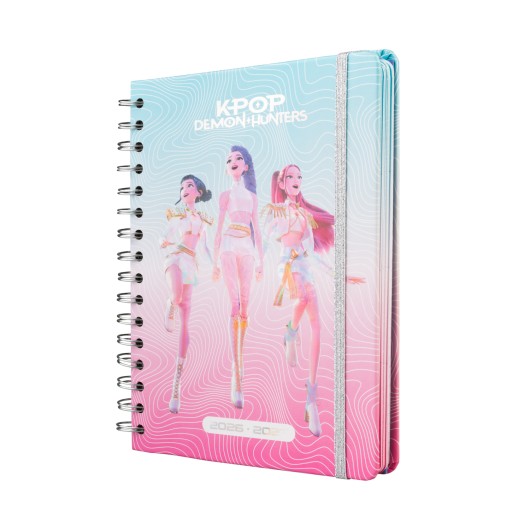 Agenda Escolar 2026/2027 Semana Vista A5 Kpop Demon Hunters