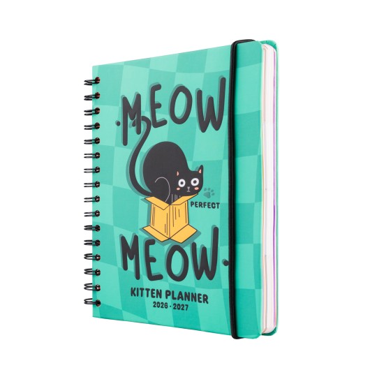 Agenda Escolar 2026/2027 Meow Meow A5 Semana Vista
