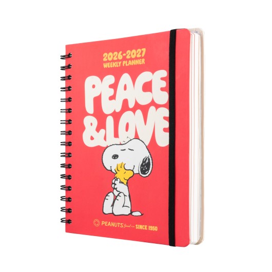 Agenda Escolar 2026/2027 Snoopy A5 Semana Vista