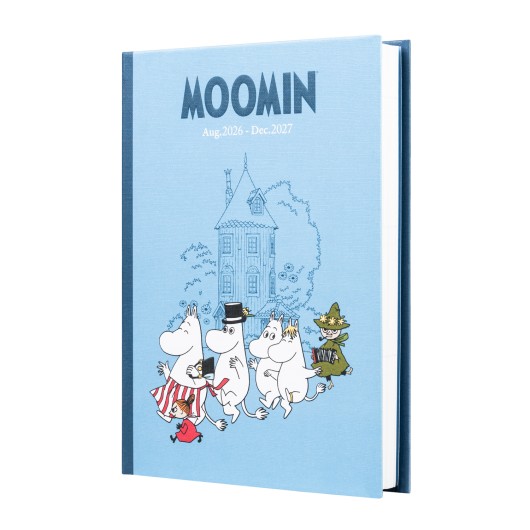 Agenda Escolar 2026/2027 Moomin A5 17 Meses com Lomo