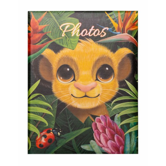 Álbum de Fotos 100 Bolsilhos 10×15 cm Disney Lion King Nature