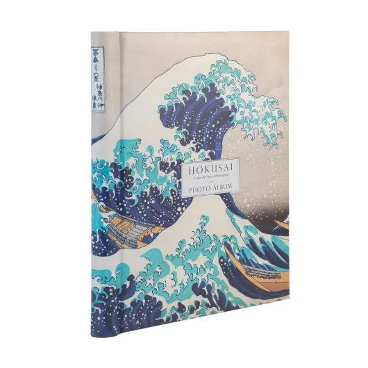 Álbum de Fotos 24×32 cm – La Grande Onda de Hokusai com 30 Páginas Autoadesivas