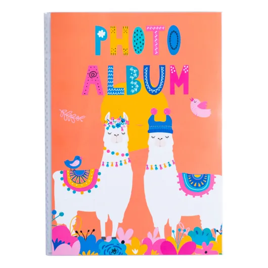 Álbum de Fotos Soft 36 Bolsilhos Llama – Papelaria