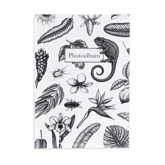 Álbum de Fotos Soft 36 Bolsilhos 10×15 cm Tropical BW