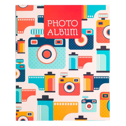 Álbum de Fotos Soft 48 Bolsilhos Vintage Camera – Papelaria