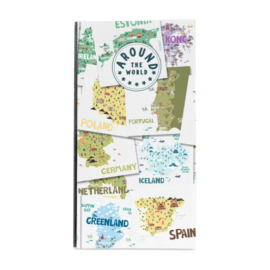 Álbum de Fotos Soft 96 Bolsilhos 10×15 cm Around The World