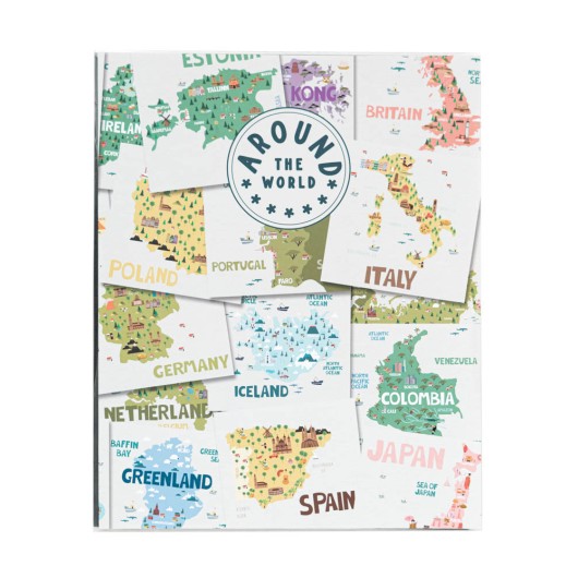 Álbum de Fotos Soft 96 Bolsilhos 13×20 cm Around The World