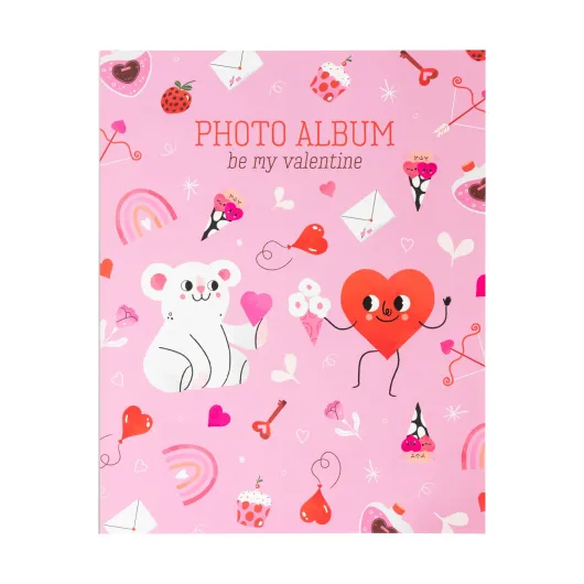 Álbum de Fotos 96 Bolsilhos 13×20 cm Be My Valentine