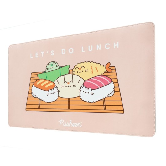 Alfombrilha Rato Piel Vegana Pusheen Sushi Roll