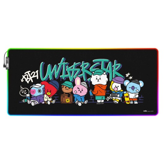 Alfombrilla Rato XXL com Luz LED BT21