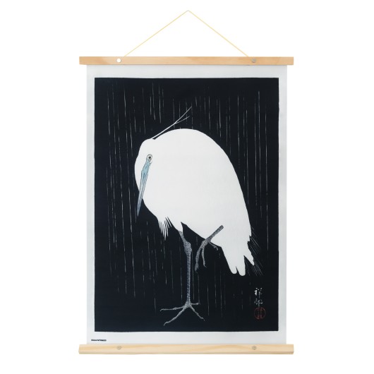 Banderola de Madeira Egret in the Rain
