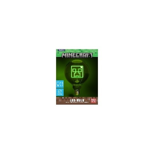 Bombilla Neon Minecraft Creeper