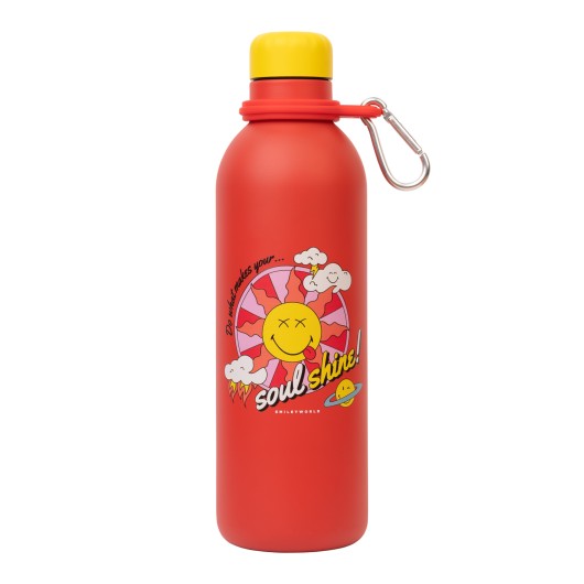Garrafa Metálica Hot&Cold 500ml Smiley Quirky Comics