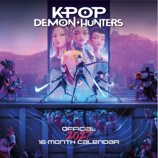 Calendário 2027 KPOP Demon Hunters 30×30