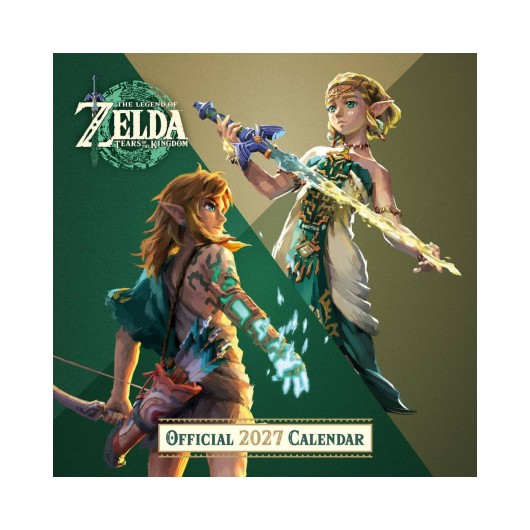 Calendário 2027 The Legend of Zelda 30×30
