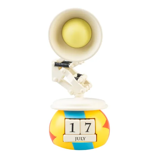 Calendário Perpétuo 3D Disney Pixar com Lâmpada e Bola