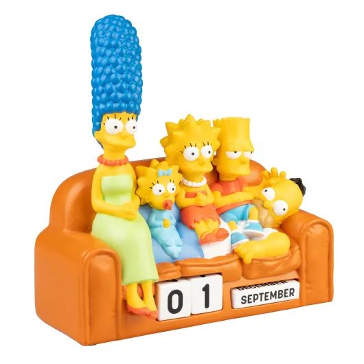 Calendário Perpetuo 3D The Simpsons Família