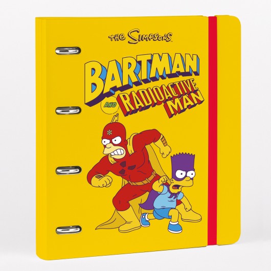 Pasta 4 Anilhas Polipropileno The Simpsons