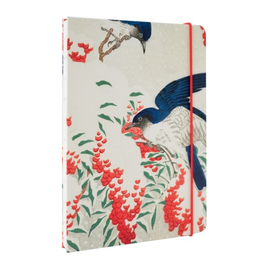 Caderno A5 Cosido Japanese Flycatchers