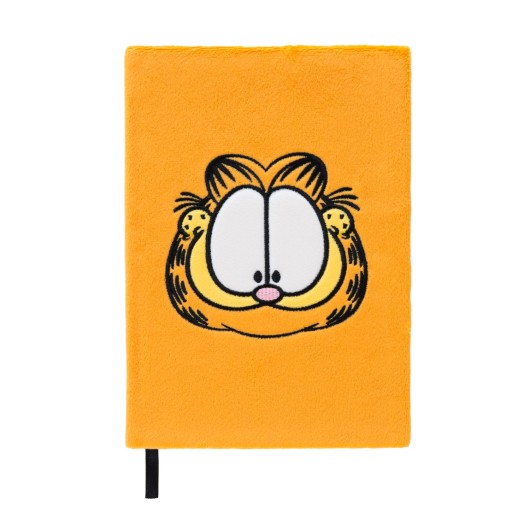 Caderno Premium A5 Tapa Felpa Garfield – Conforto e Estilo