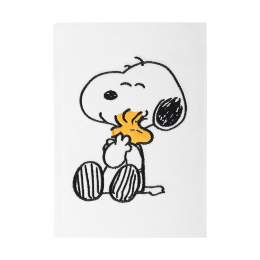 Caderno Premium A5 Snoopy com Capa de Felpa