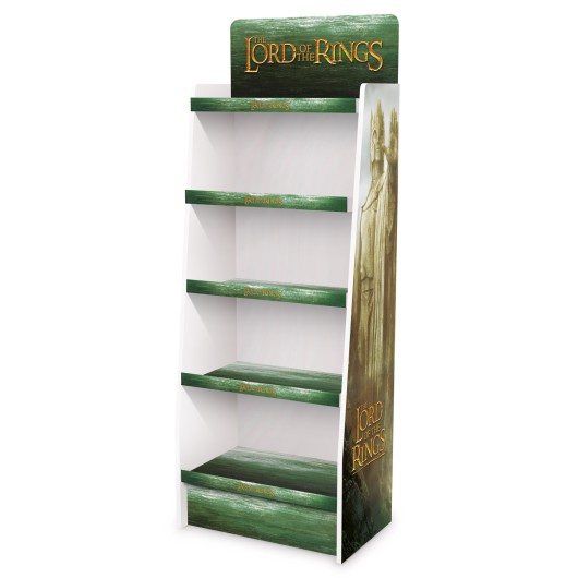 Expositor 1/4 Palet Carton – 5 Baldas O Senhor dos Anéis (Sem Mercadoria)