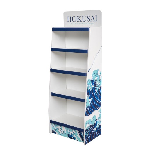 Expositor 1/4 Palet Cartão 5 Prateleiras Hokusai