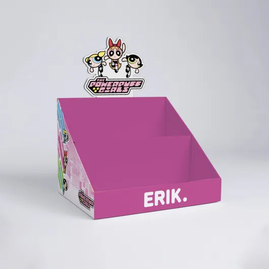 Expositor de Mesa Decorado Powerpuff Girls