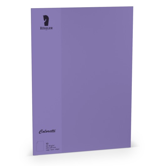 Folio A4 Coloretti 10 Unidades Lilás