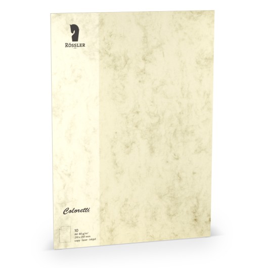 Fólio A4 Coloretti 10 Unidades Mármore Creme