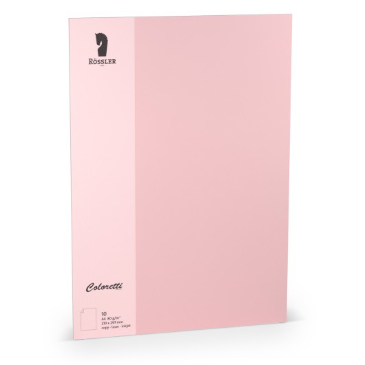 Fólio A4 Coloretti 10 Unidades Rosa