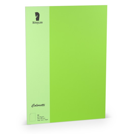 Fólio A4 Coloretti 10 Unidades Verde Lima