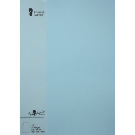 Fólio A4 Paperado 10 Unidades Azul Água