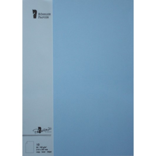 Fólio A4 Paperado 10 Unidades Azul