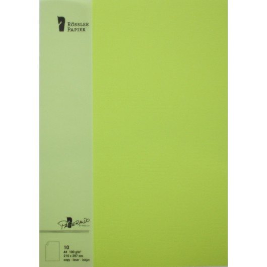 Folio A4 Paperado – 10 Unidades Verde Lima