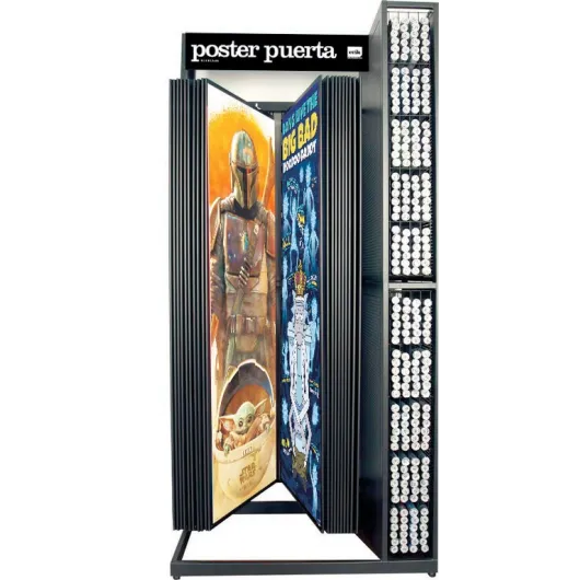 Kit Expositor de Posters Porta Metal Negro