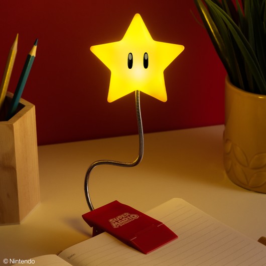 Lâmpada Clip Estrela Mario