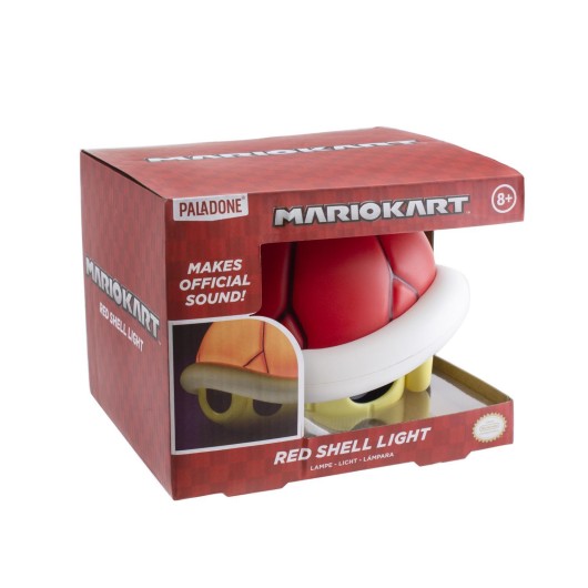 Lâmpada com Som Nintendo Mario Kart Red Shell