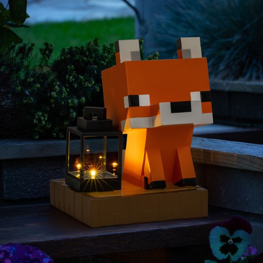 Lâmpada Gnome Minecraft Fox