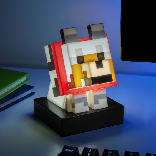 Lâmpada Minecraft Icon Wolf