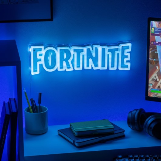 Lanterna LED Neon de Parede – Fortnite
