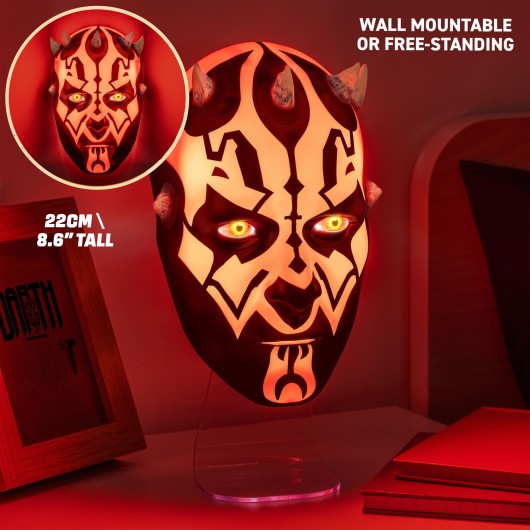 Lâmpada Mask Star Wars Darth Maul