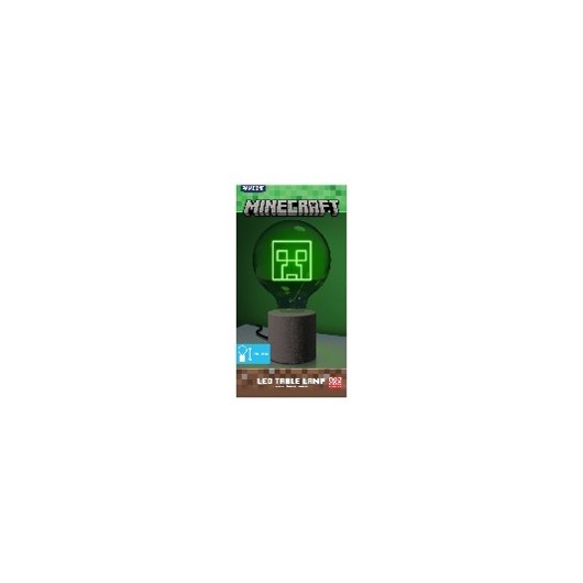 Lâmpada Neon Minecraft Creeper