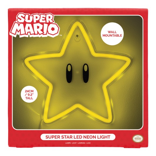 Lâmpada Neon Super Mario