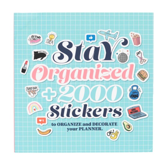 Livro de Autocolantes Stay Organized