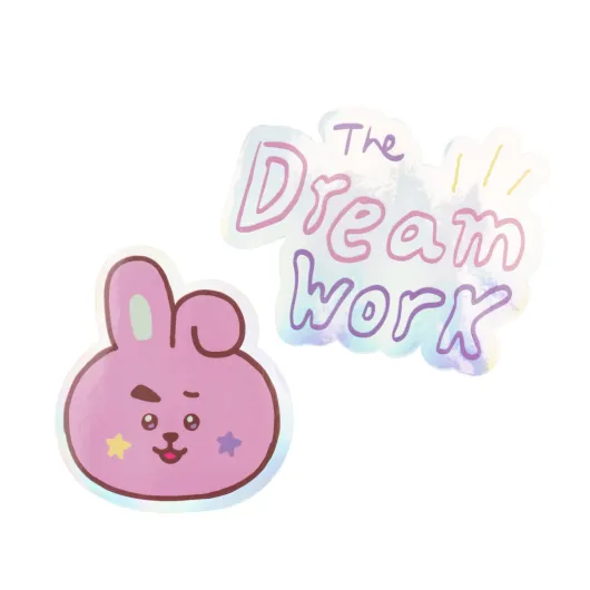 Pack de 2 Autocolantes Vinilo BT21 The Journey – Cooky
