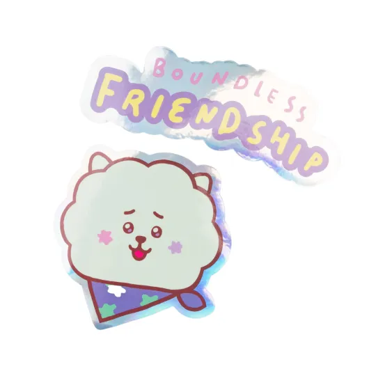 Pack 2 Autocolantes Vinil BT21 The Journey RJ