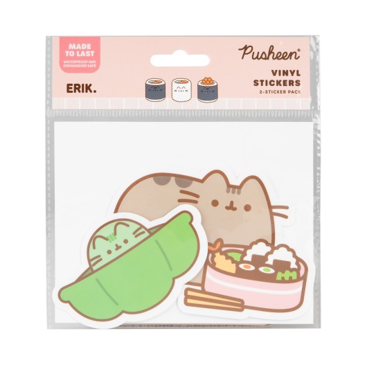 Pack 2 Autocolantes Vinilo Pusheen Sushi Roll 4