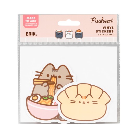 Pack 2 Autocolantes Vinilo Pusheen Sushi Roll 6